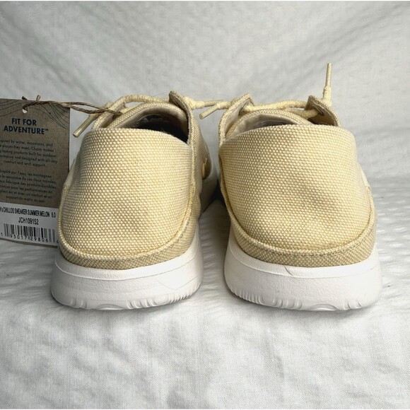 Chaco Women Canvas Light Yellow Chillos Sneaker Size 6 Slip-on Casual Shoes - Picture 6 of 9